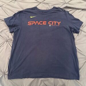 Nike Space City T-Shirt Houston Astros Go For‎ Launch Graphic Tee L